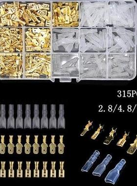 315Pcs 2.8/4.8/6.3mm Insulated Male Female Wire Connector