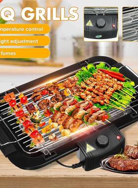 2000W 220V Portable Smokeless Electric Pan Grill BBQ Stove