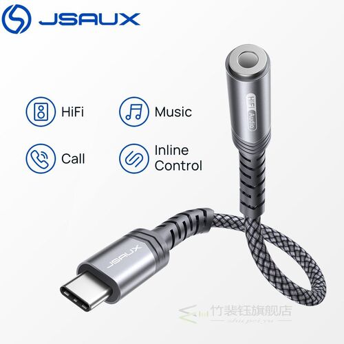 Jsaux Type C 3.5mm Jack Adapter Usb C To Aux Headphone Adap
