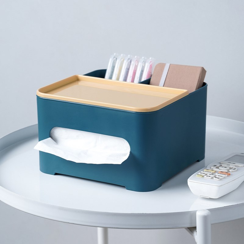 Desktop tissue boxes sitting room light much tea table smoke