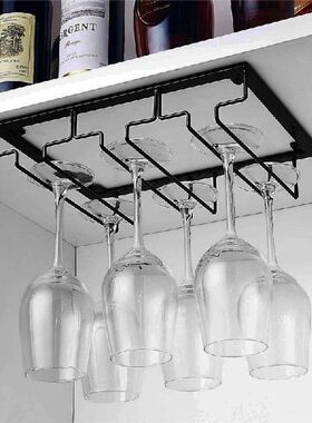 Wine Glass Holder Stainless Steel Hanging Bar Hanger Shelf