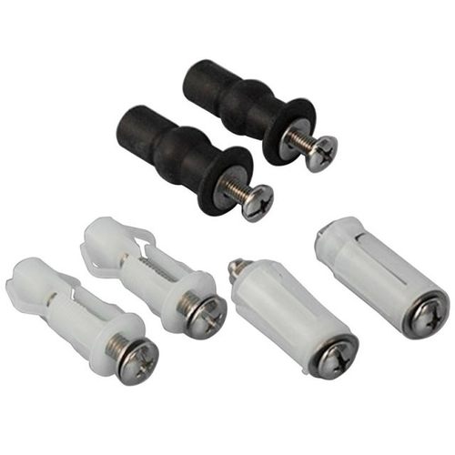 1 Pair Toilet Seat Expansion Screw Hinges Easy Install Profe