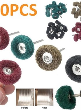 40pcs Abrasive Double Wheel Buffing Polishing Wheel Set Scou