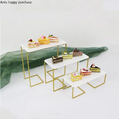 Metal Ceramic Cake Stand Dessert Plate Cake Pan Display