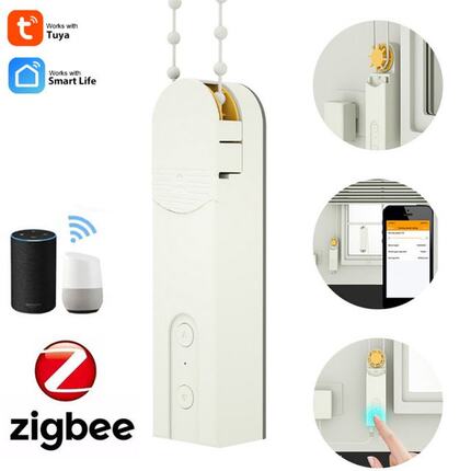 Tuya WiFi ZigBee Smart Motorized Chain Roller Blinds Drive M
