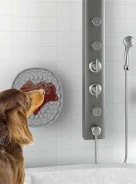 Silicone Dog Lick Mat for Dogs Pet Slow Food Plate Dog Bathi