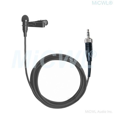 Black ME2 Lapel Lavalier Microphone for Sennheiser G2 G3 G4