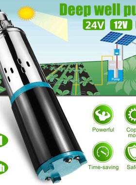 25m 12V/24V Solar Water Pump High Lift 180W / 300W Deep Well