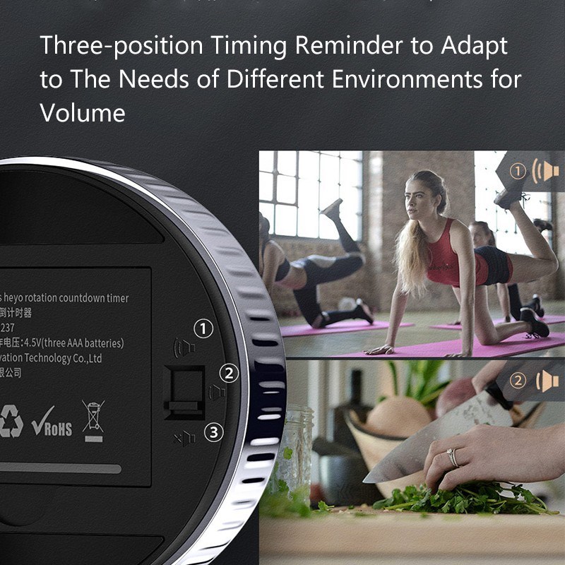 LED Digital Kitchen Timer For Cooking Shower Study Stopwatch