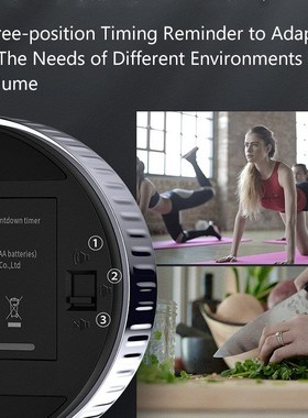 LED Digital Kitchen Timer For Cooking Shower Study Stopwatch