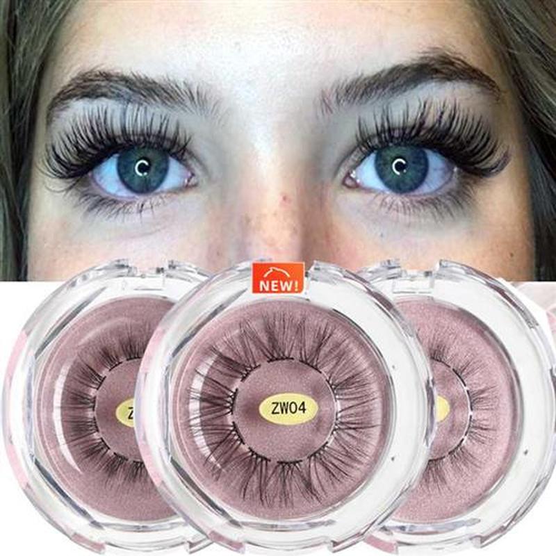 1 Pairs Segmented False Eyelashes 3D Faux Mink Lashes Natura