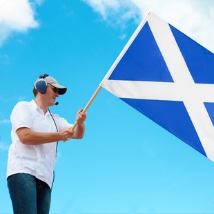 90x150cm Scotland Cross Flag Soccer Fan Saint Andrew Banner