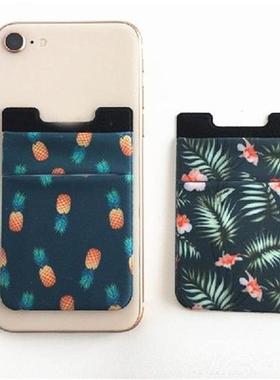 Men Women Self-Adhesive Sticker Card Sleeves Phone Wallet