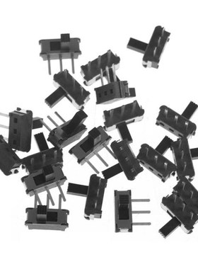 20Pcs/Set 3-Pin SPDT 1P2T Micro Slide Switch Latching Toggle