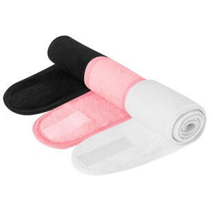 3Pcs Spa Facial Headband Make p Wrap Head Terry Cloth Headba