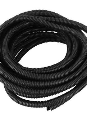 25 Ft Split Wire Loom Conduit Polyethylene Tubing Black