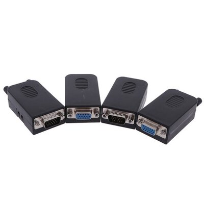 New D-SUB DB15 VGA Female / Male 3 Rows 15 Pin Plug Breakout