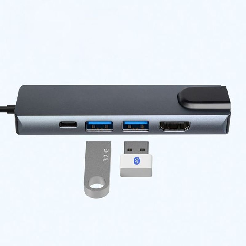 Multiport Hub Type C 4K USB 3.0 Type C Data Adapter Card