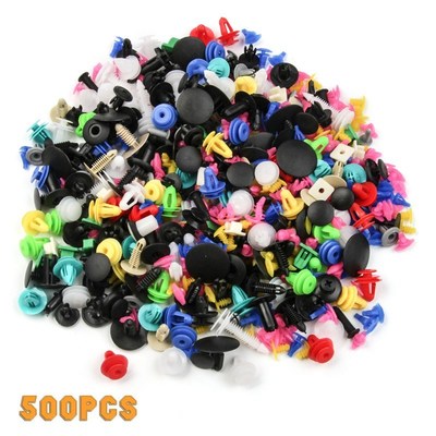 500PCS niversal Mixed Fasteners Door Trim Panel Auto Bumper
