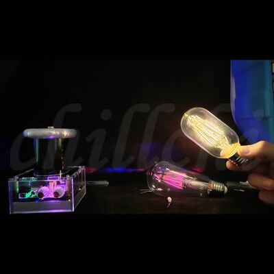 Tesla coil, artificial lightning, wireless lighting, scienti