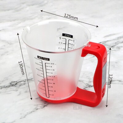 Electronic Hostweight Measuring Cup Kitchen Scales with LCD