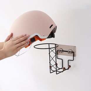 RecabLeght Motorcycle Helmet Rack Punch-Free Bathroom Shelf