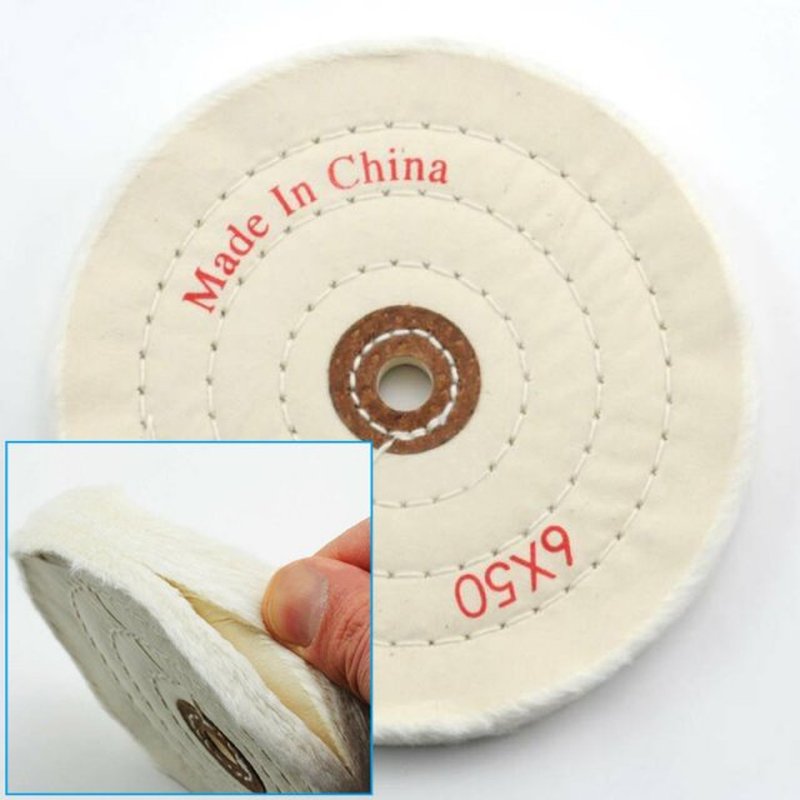 150mm Cloth Wool Polishing Wheel Buffing Pads Wheel Cleaning