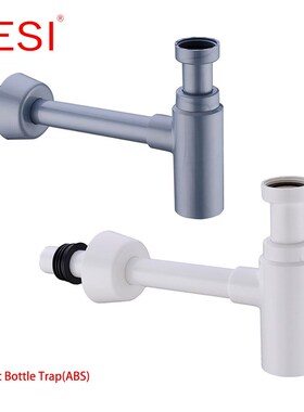Basin Bottle Trap Plastic Round Bathroom Sink Siphon Drains