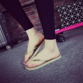 女summer women sandals 沙滩人字拖鞋 lady slippers flip flops