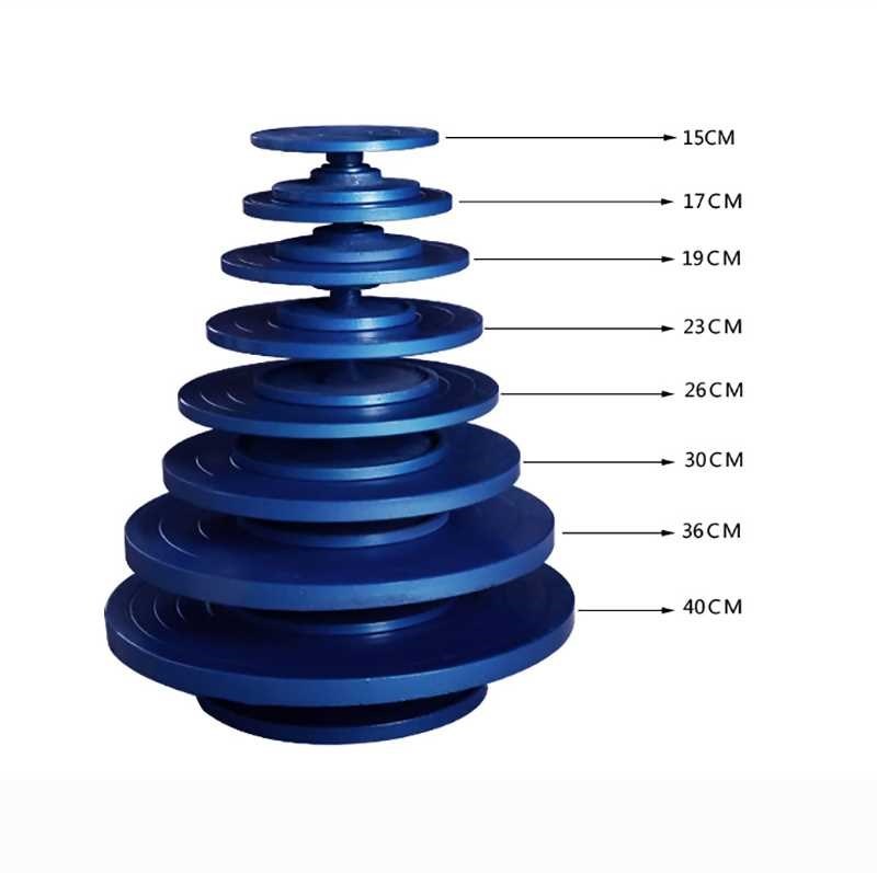 Metal Pottery Banding Wheel Manual Turntable Turnplate Clay