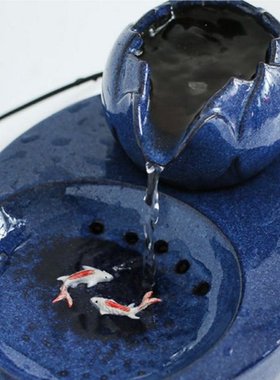 Electric Ceramics Cat Drinking Feeder Automatic Circulating