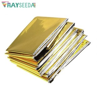 Rayseeda Folding Emergency Blanket 210cm*130cm Silver/Gold