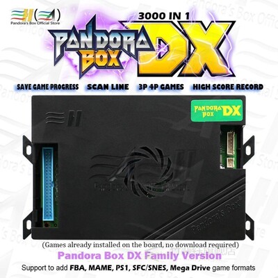 2021 Orginal Pandora Box DX 3000 in 1 family board for cons