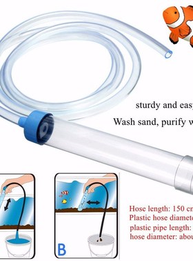 Fish Tank Aquarium Gravel Cleaner Syphon Vacuum Water Chang