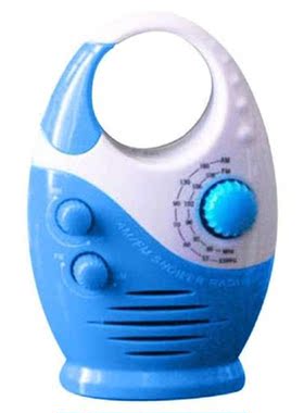 Shower Radios Waterproof AM FM Bathroom Shower Radio