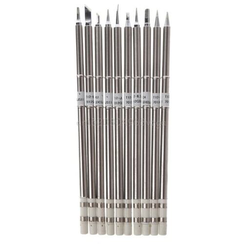 10Pcs T12-B2 D24 C4 ILS JL02 KU K BC2 BL BC1 Solder Iron Tip