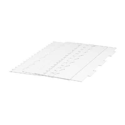 6 Pcs Acrylic Cake Scrapers Clear Cake Smoother Combs 9.45