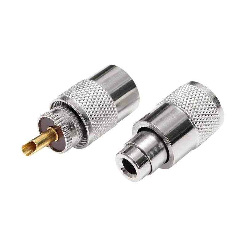 10 X PL259 UHF Connector Male Plug With Reducer for RG8X Coa