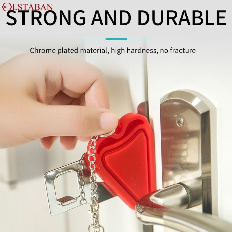 Portable Door Lock Self-Defense Anti Theft Door Locks Safety