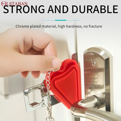 Portable Door Lock Self-Defense Anti Theft Door Locks Safety