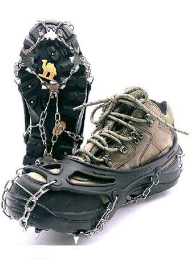 New 10 Teeth Stainless Steel Ice Gripper Spike for Shoes