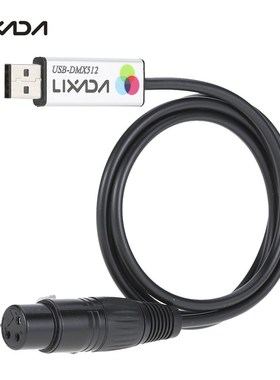 Lixada Usb To Dmx Interface Adapter Stage Lighting Disco Lig