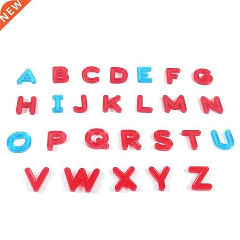 Montessori Language Material Plastic Transparent Letters Alp
