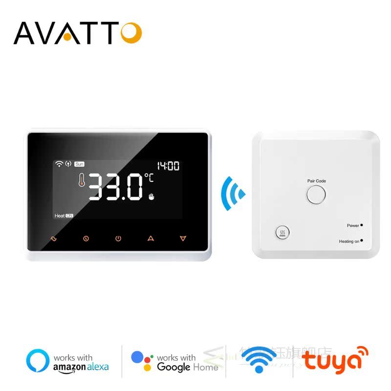 Wifi Smart Thermostat,Tuya RF Wireless Temperature Controlle