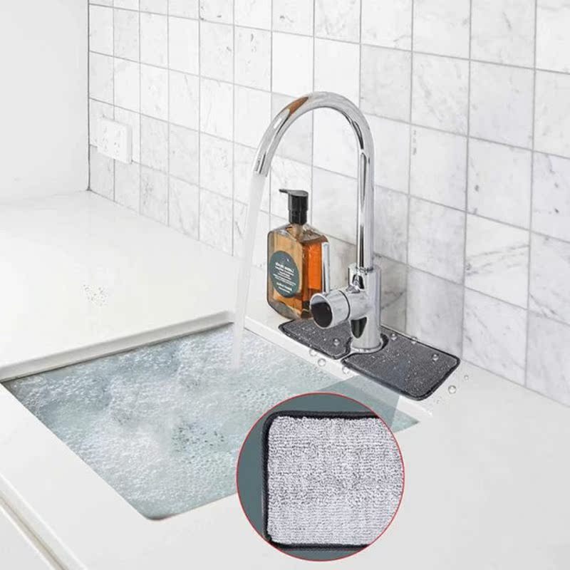 3 Sizes Faucet Absorbent Mat Kitchen Universal Faucet Wrapar