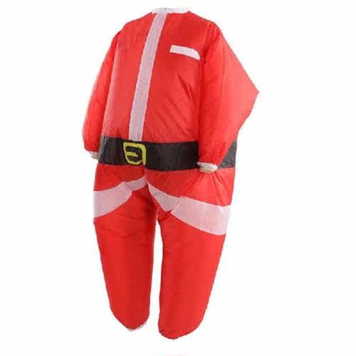Inflatable Santa Costume Polyester Inflatable Santa Suit