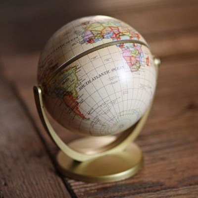 Vintage English Edition Globe World Map Decoration Earth Glo