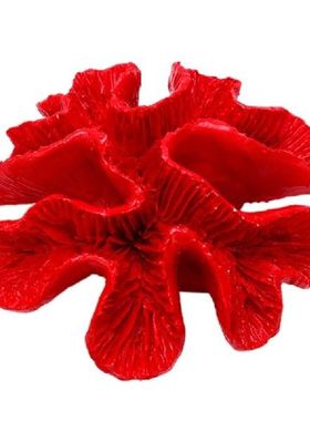 1Pc of Polyresin Coral Ornaments Aquarium Decor 4.72x