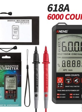 Smart Touch Screen 618C Digitale Multimeter Direct Current A