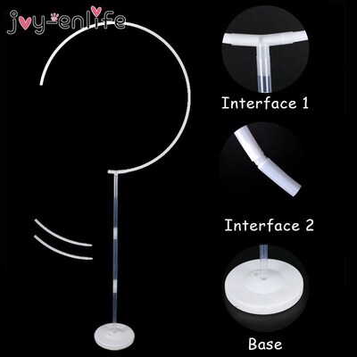 1set DIY Question Mark Balloon Stand Frame Gender Reveal Par